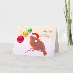 Christmas Little Bird Card