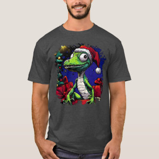 Christmas lizards girl T-Shirt