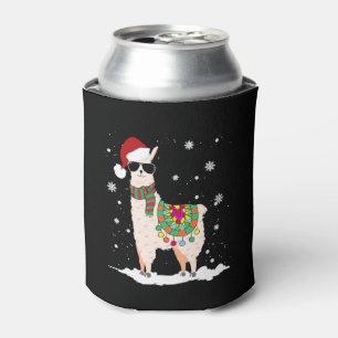 Christmas Llama - Alpaca Christmas Can Cooler