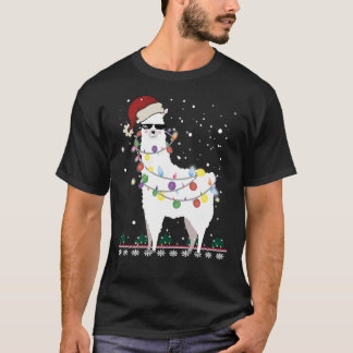 Christmas Llama - Alpaca Christmas Tree Classic T- T-Shirt