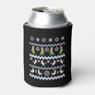 Christmas Llama, Christmas Unicorn, Mermaid Can Cooler