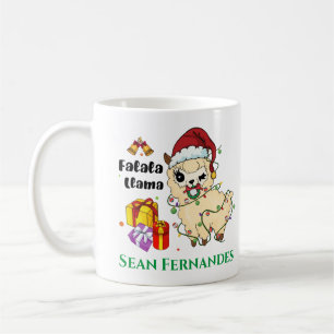 Christmas Llama Coffee Mug