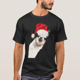 Christmas Llama  Fa La Llama Cute  For Women Kids T-Shirt