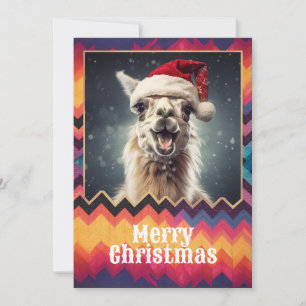 Christmas Llama Holiday Card