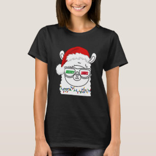 Christmas Llama Merry Xmas T-Shirt