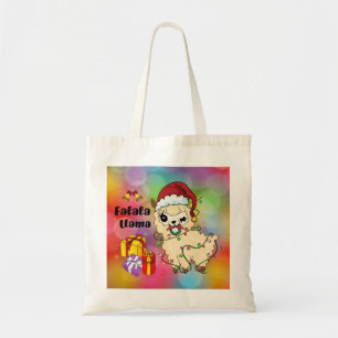Christmas Llama Tote Bag