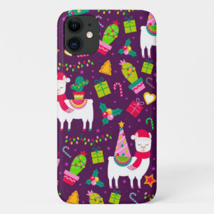 Christmas Llamas Alpaca Your Gifts festive iPhone 11 Case