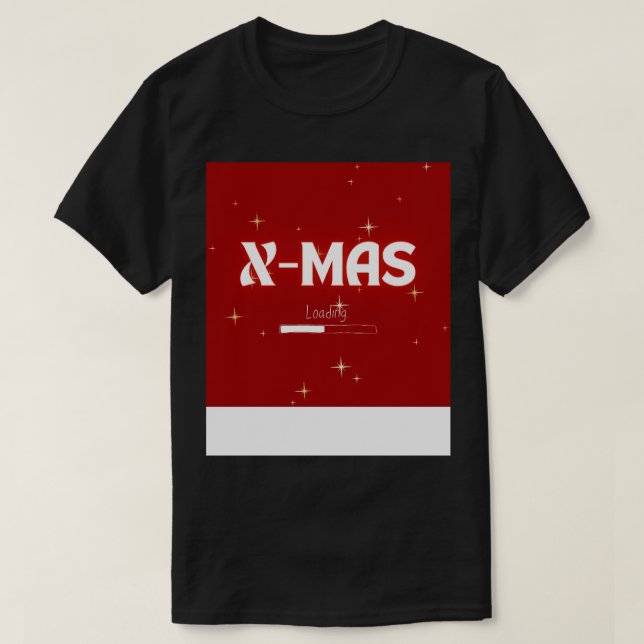 Christmas Loading T-Shirt (Design Front)