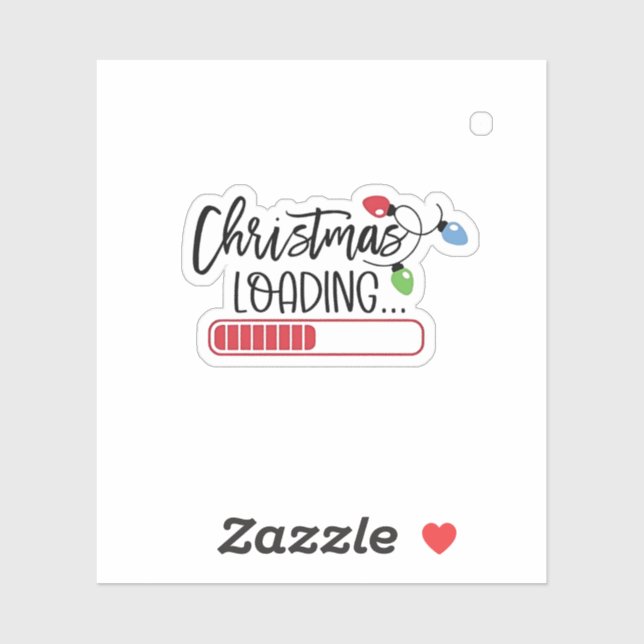 Christmas Loading Xmas Lights  (Sheet)