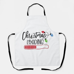 Christmas Loading Xmas Lights Apron