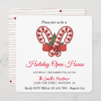CHRISTMAS LOLLIPOP, Christmas magic Holiday Card