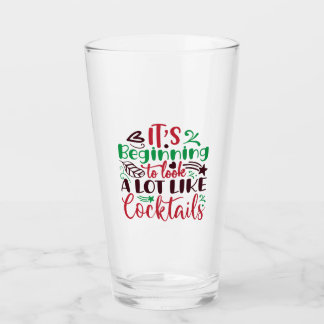 Christmas look like cocktails glass