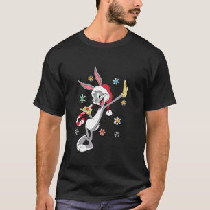 Christmas Looney Tunes Bugs Bunny Candy Cane Light T-Shirt