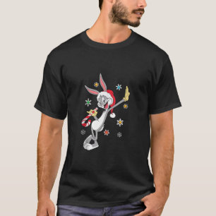 Christmas Looney Tunes Bugs Bunny Candy Cane Light T-Shirt