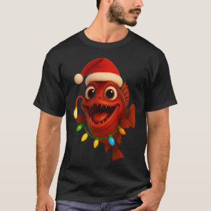 Christmas Loosejaw Stoplight Fish T-Shirt