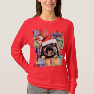 Christmas Lop Bunny Rabbit T-Shirt