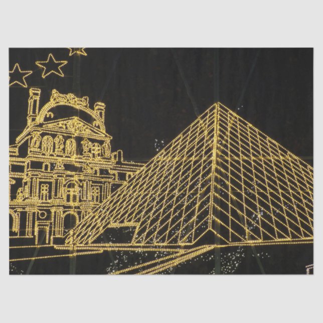 christmas louvre tissue paper (Front)