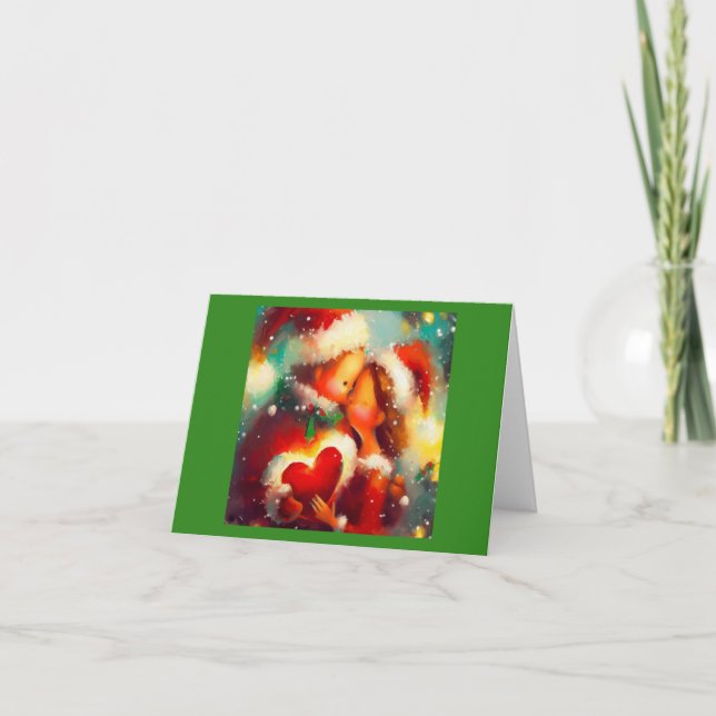 Christmas Love 3 Holiday Card (Front)