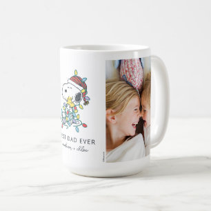 Christmas Love and Lights - Best Dad Photo Coffee Mug