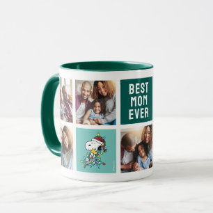 Christmas Love and Lights - Mum Photo Collage Mug