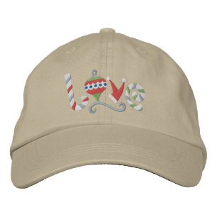 Christmas Love Embroidered Hat