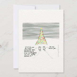 Christmas Love Thank You Card