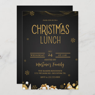 Christmas Lunch Invitations Christmas Brunch