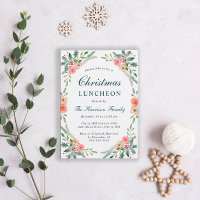 Christmas Luncheon Winter Florals Greenery