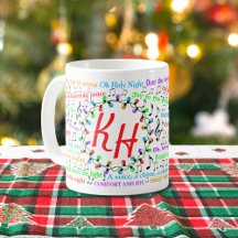 Christmas Lyrics Mug