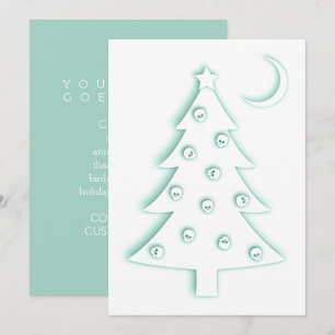 Christmas Macabre Tree Invitation