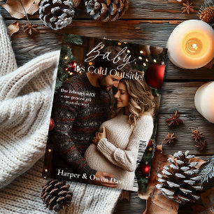 Christmas Magazine Cover Pregnancy Announcement