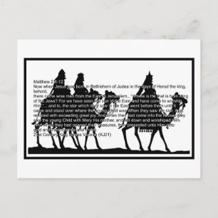 Christmas Magi Holiday Postcard