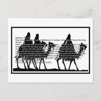 Christmas Magi Holiday Postcard