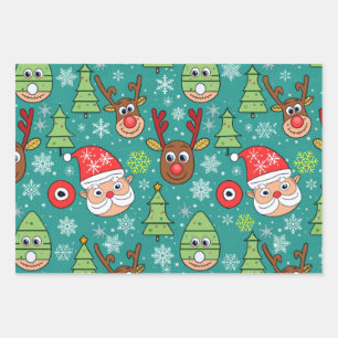 Christmas Magia for Gifts Wrapping Paper Sheet