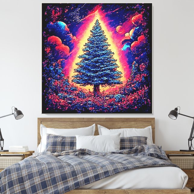 Christmas Magic Art Print (Insitu(Bedroom))