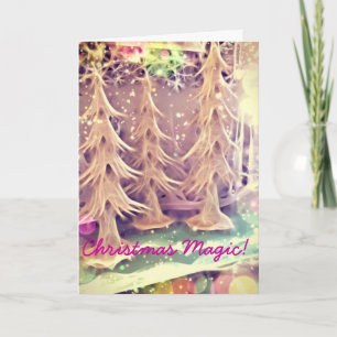 Christmas magic autism charity card