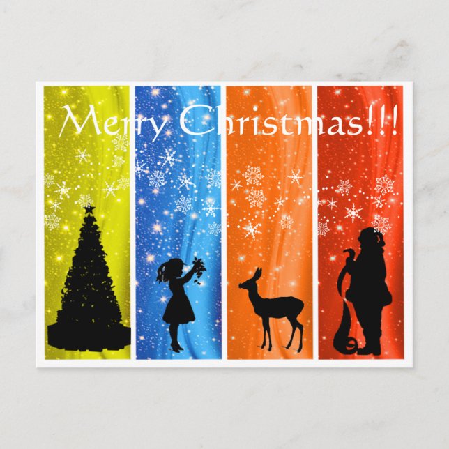 Christmas Magic Holiday Postcard (Front)
