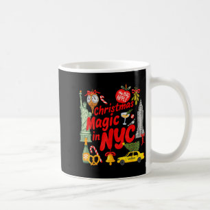 Christmas Magic In Nyc Festive Holiday New York  Coffee Mug