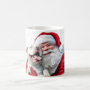 Christmas Magic is a Dog's Wagging Tail & Santa Coffee Mug