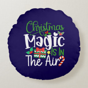 Christmas Magic is in The Air-67876 Round Cushion