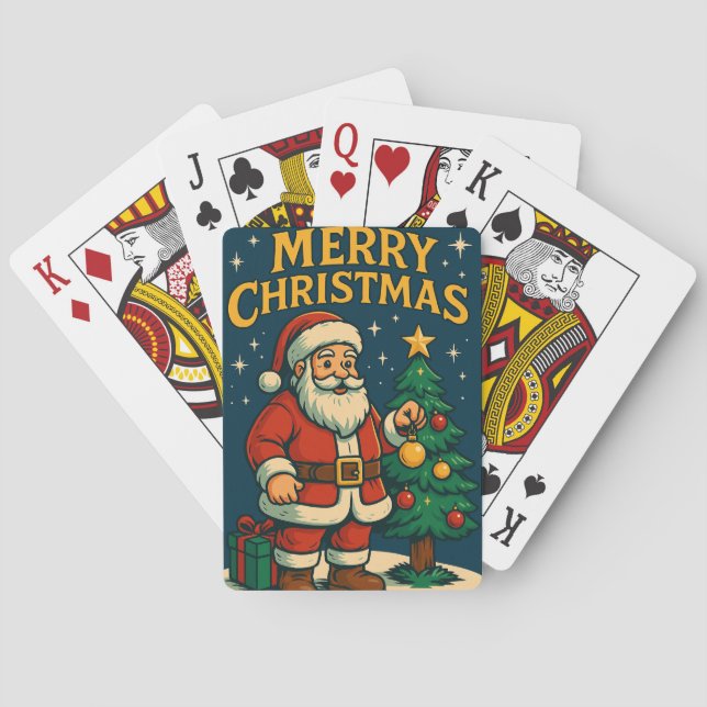 Christmas Magic Playing Cards (Back)