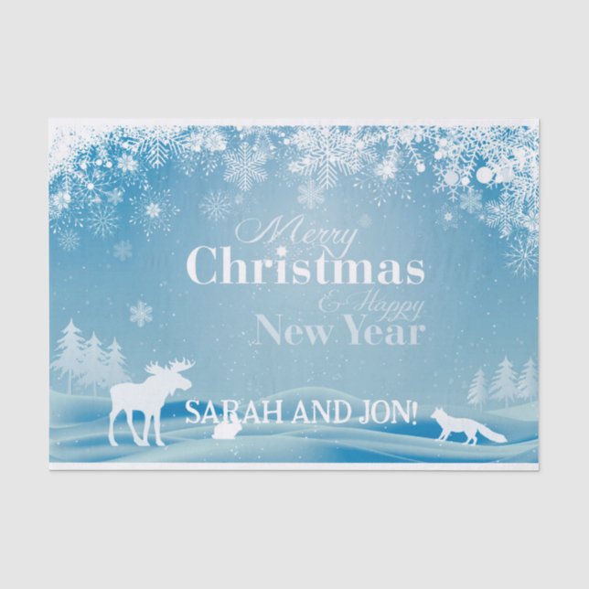 Christmas magic  tissue paper (Front)