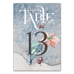 Christmas Magic/Wedding Reception Table #13 Number