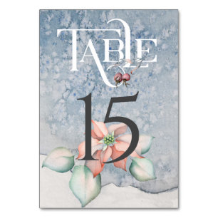 Christmas Magic/Wedding Reception Table #15 Number