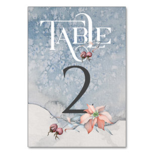 Christmas Magic/Wedding Reception Table #2 Number