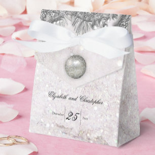 Christmas Magic Winter Wedding Favour Box