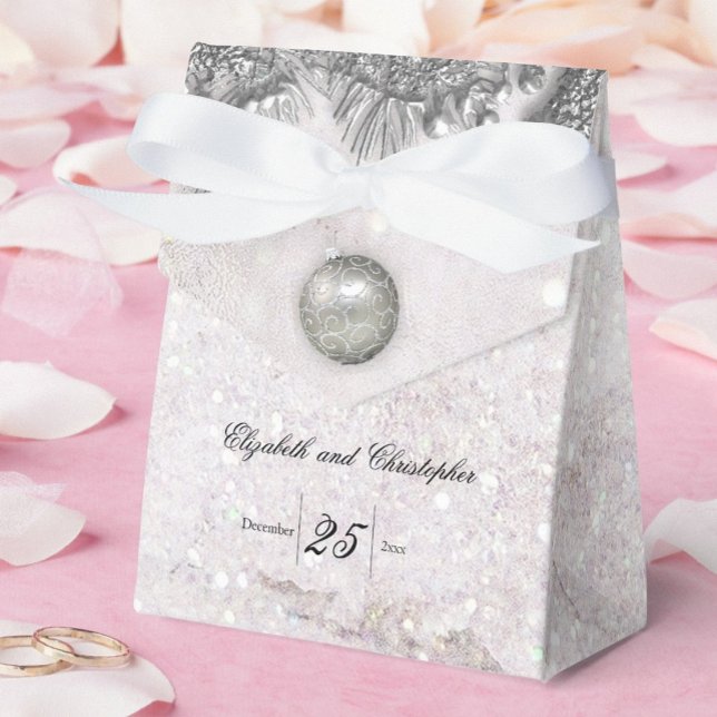 Christmas Magic Winter Wedding Favour Box (Creator Uploaded)