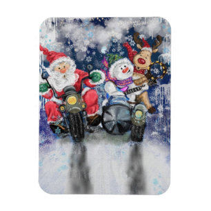 Christmas Magnet Happy Christmas Friends - Fun