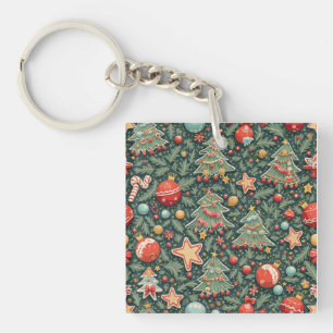 christmas magnets key ring