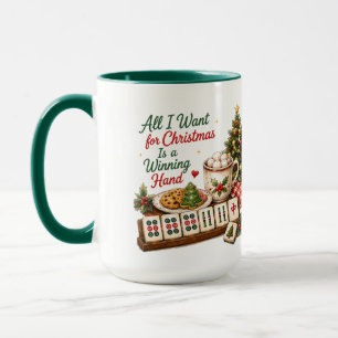 Christmas Mahjong Humour Mug